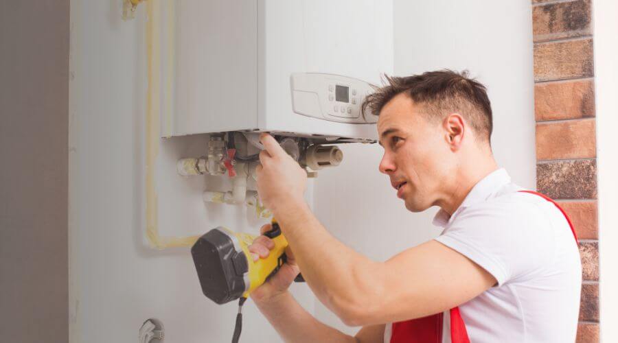 Local tankless water heater installation in Binger, OK